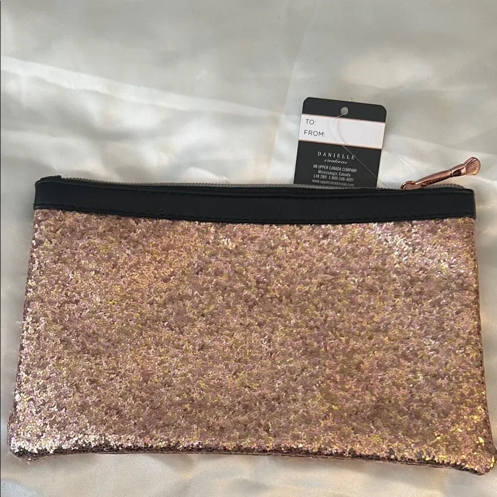 Danielle Gold Cosmetic Bag